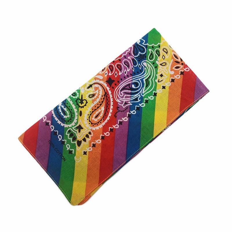 Khăn bandana cotton 7 màu size 55x55cm - Maben