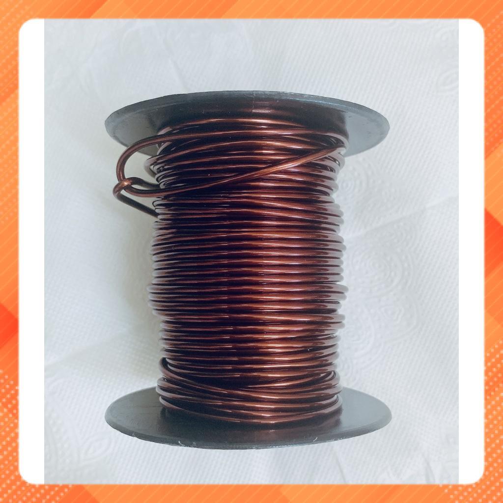 200gr DÂY NHÔM MẠ ĐỒNG UỐN CÂY CẢNH CAO CẤP - ĐỦ MỌI KÍCH THƯỚC