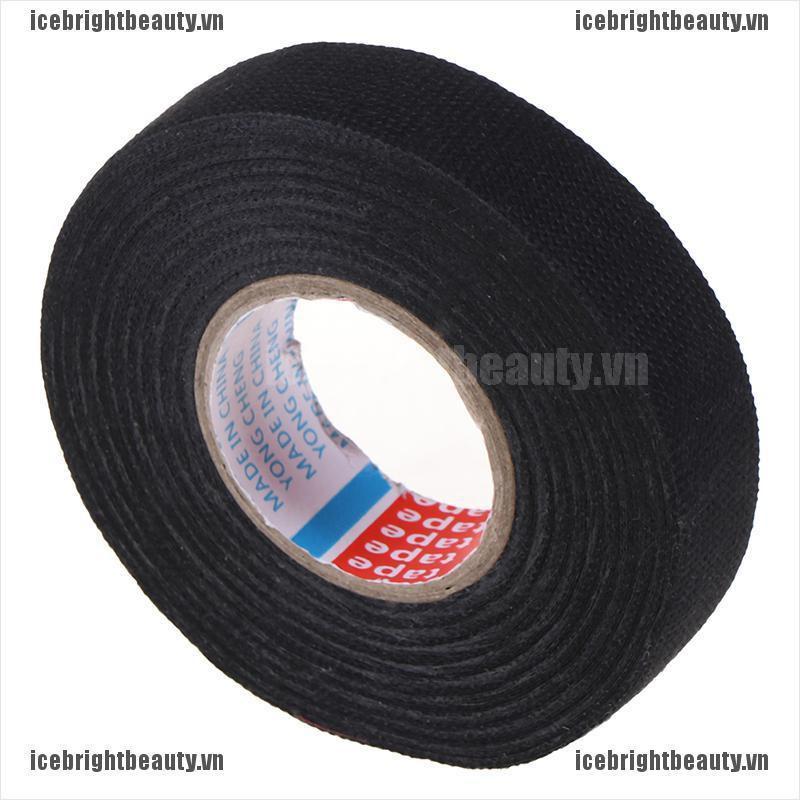 Cuộn Băng Keo Vải Quấn Dây Điện Cho Xe Hơi 19mmx 15m