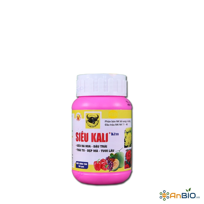 Phân Bón NK Bổ Sung Vi Lượng SIÊU KALI + Kẽm Hũ 100g