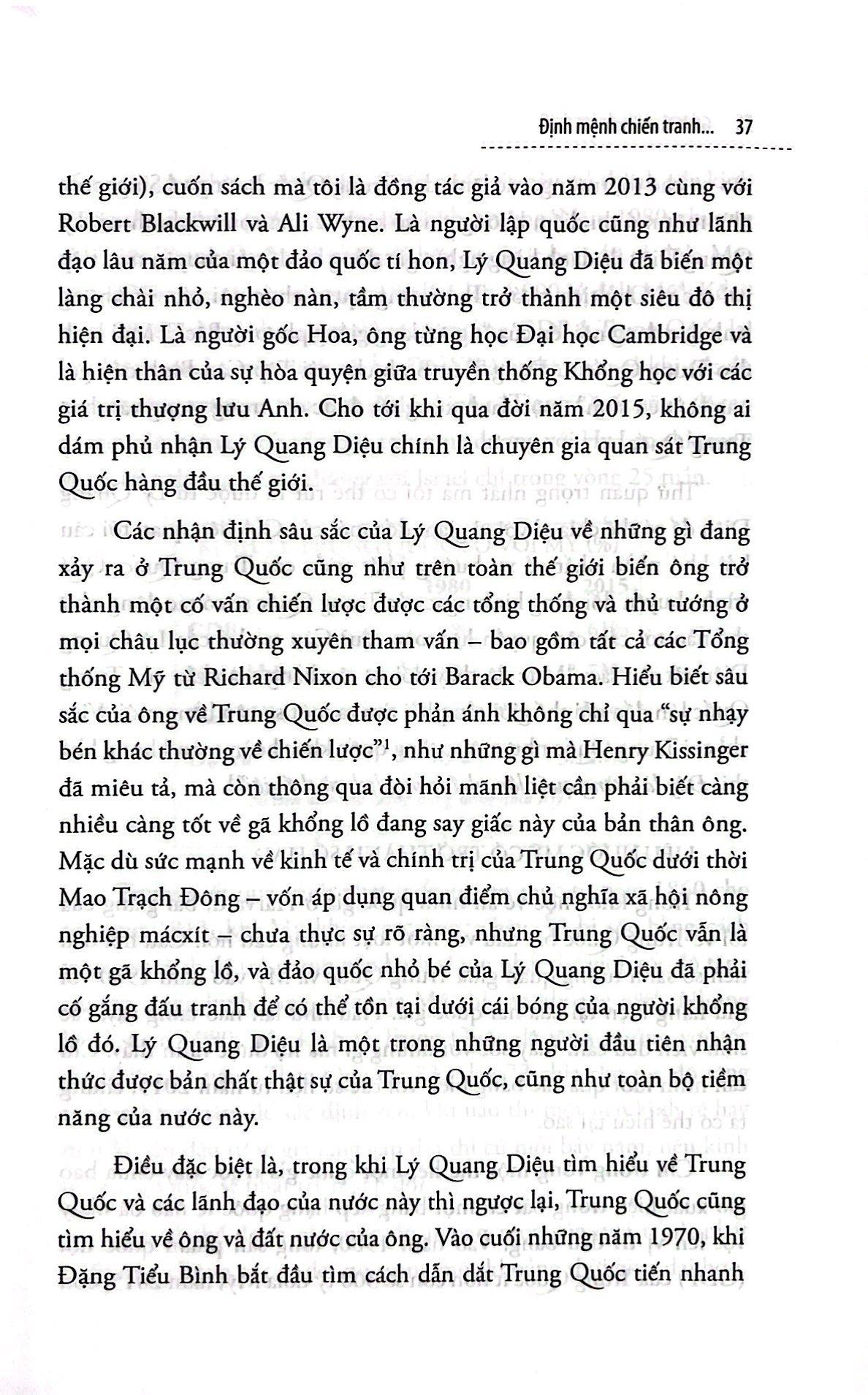 Định Mệnh Chiến Tranh - Liệu Mỹ Và Trung Quốc Có Tránh Được Bẫy Thucydides?