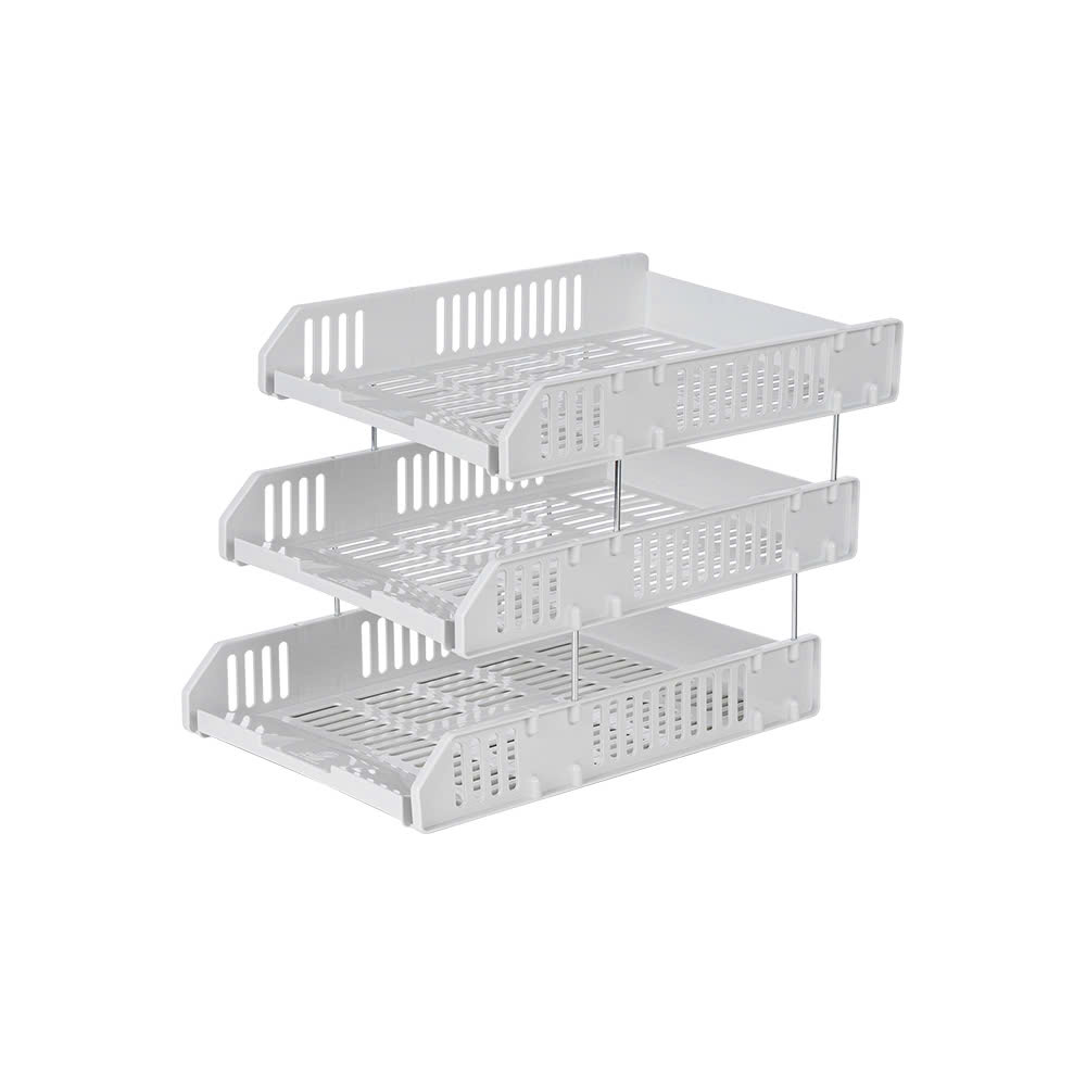 Khay Đựng Tài Liệu 3 Tầng, 4 Tầng Việt Nhật, Kệ Đựng Tài Liệu Văn Phòng Cao Cấp, Khay A4 nhiều ngăn tiện dụng - Hàng chính hãng (Giao màu ngẫu nhiên)