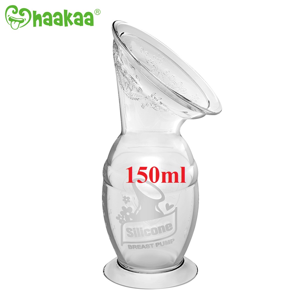 Combo Cốc hứng sữa Gen.2 và Nút hoa chặn Haakaa. Chất liệu silicone cao cấp, an toàn. Không chứa BPA, PVC và phthalate