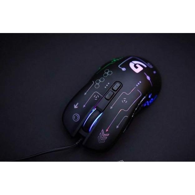 Chuột Fuhlen Nine Series G90S Gaming Black USB - Hàng chính hãng