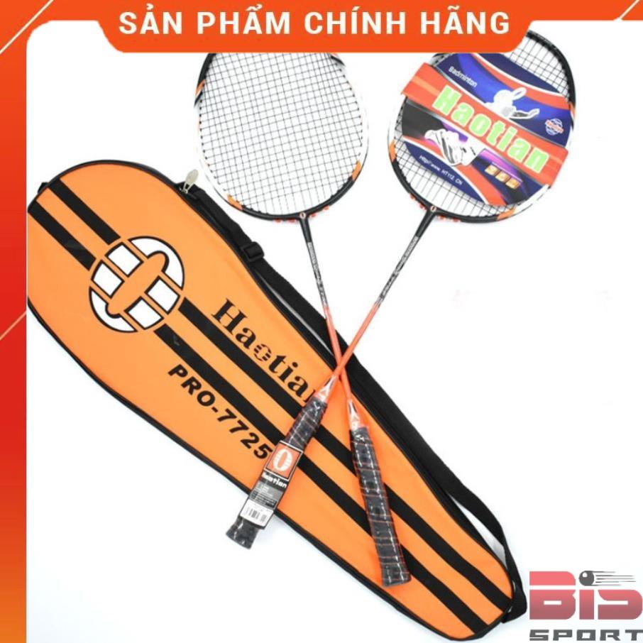Cặp vợt cầu lông đan sẵn Hiaotian Pro-7725 - Vợt Đúc Nguyên Khối, Không có khớp T