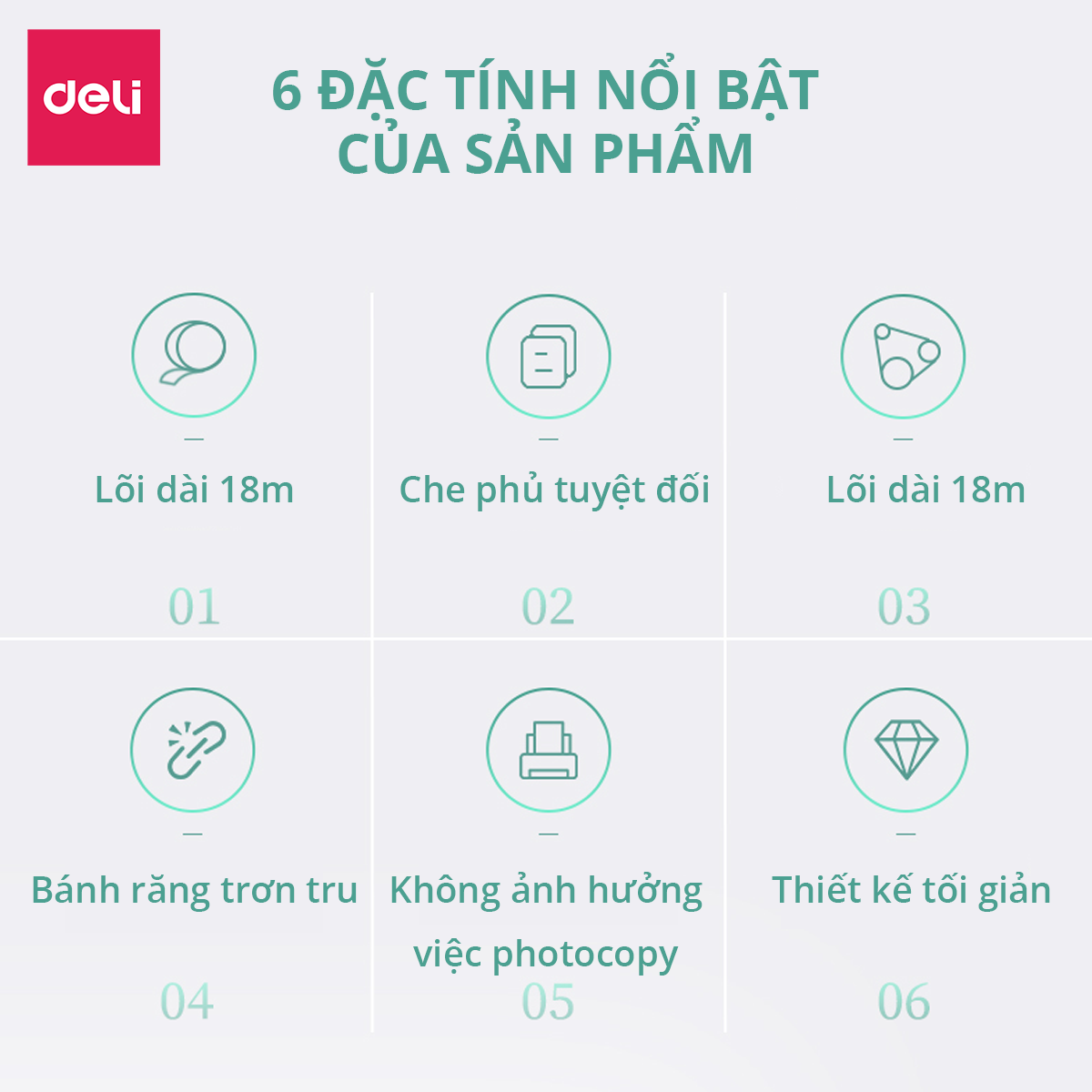 Băng xóa kèm 2 lõi thay thế - màu đen trắng- 71462