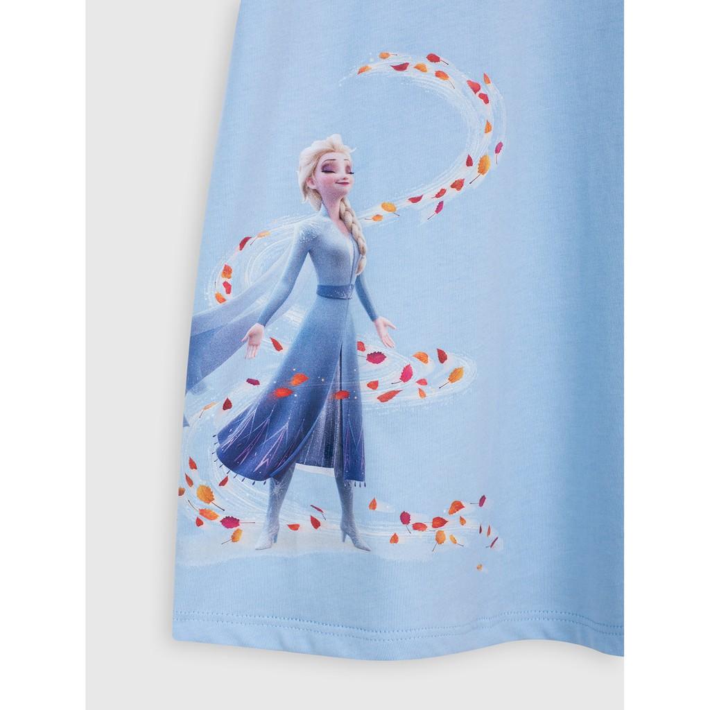Áo phông bé gái CANIFA cotton in hình Frozen thời trang - 1TS21C003
