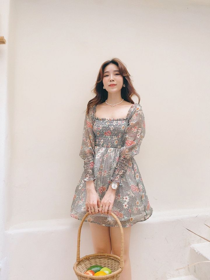 Đầm chun hoa Fenne Garden Dress Gem Clothing SP060445