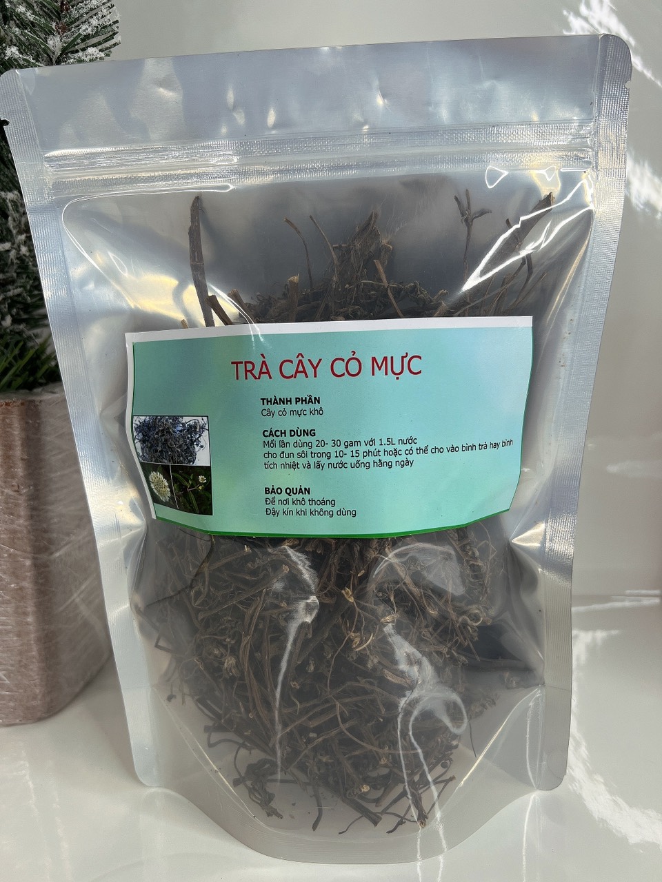 Trà cây nhọ nồi - Cây cỏ mực ( Cây cỏ mực khô 1kg) - Sản phẩm hữu cơ tự nhiên