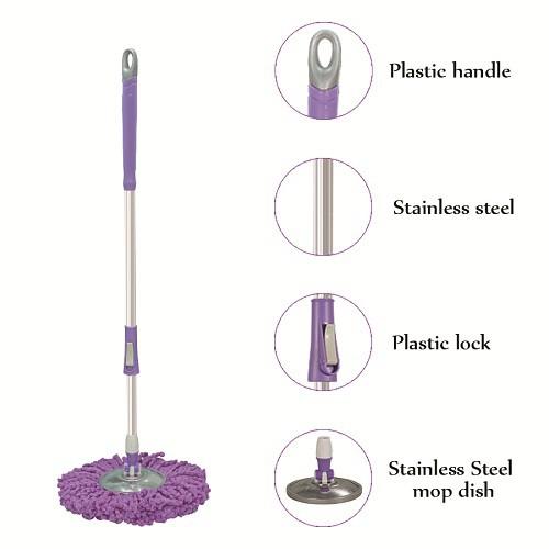 Bộ Lau Nhà Maxx Easy Mop X3 Megahome mâm lau inox