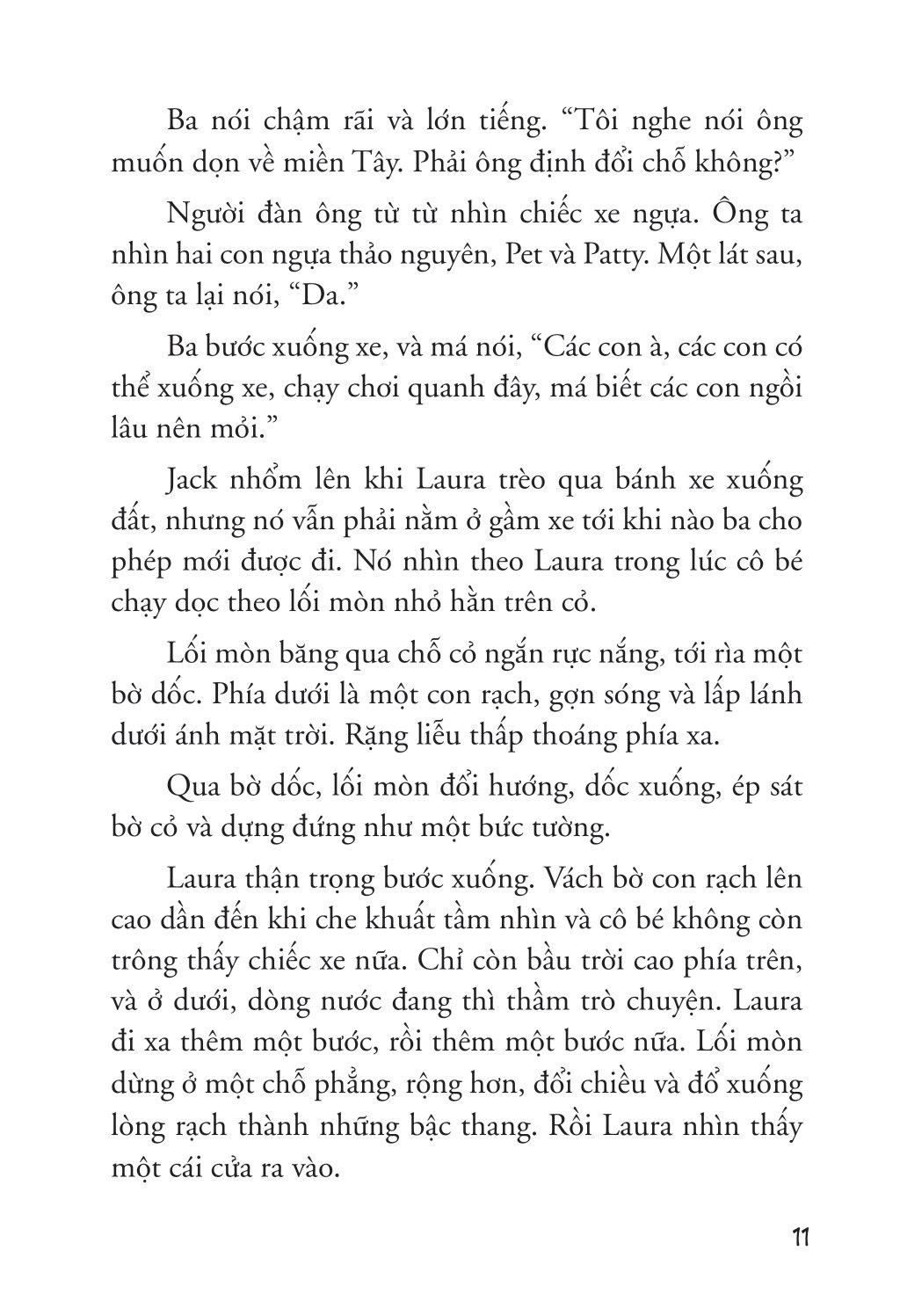 Sách Ngôi Nhà Nhỏ Trên Thảo Nguyên Tập 4: Bên Dòng Rạch Mận (Tái Bản 2019)