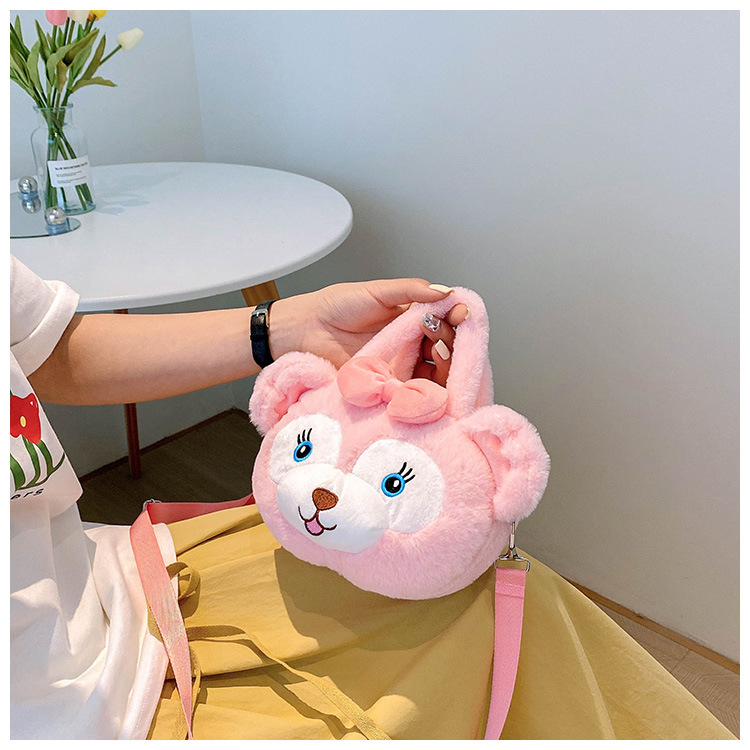 Túi Gấu Bông Gòn Dễ Thương, Túi Gấu Duffy Đeo Chéo