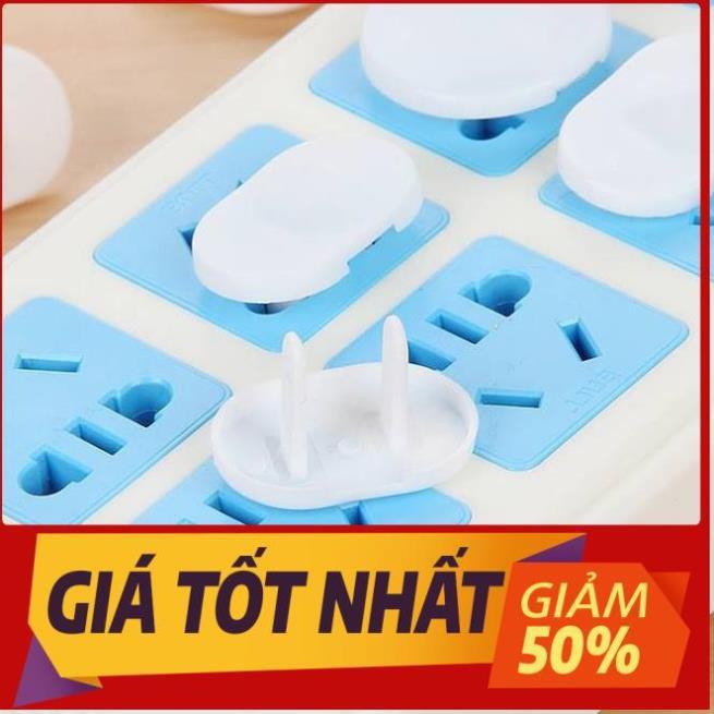 Nút bịt ổ điện nắp cắm 2 chân chống giật an toàn cho bé trẻ em 