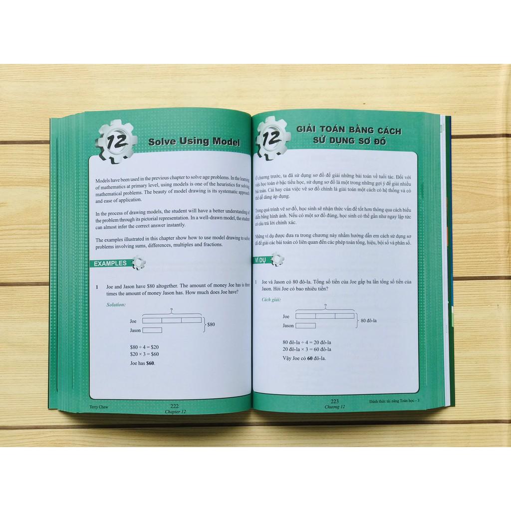 Sách Đánh Thức Tài Năng Toán Học 3, Toán Singapore lớp 3, lớp 4
