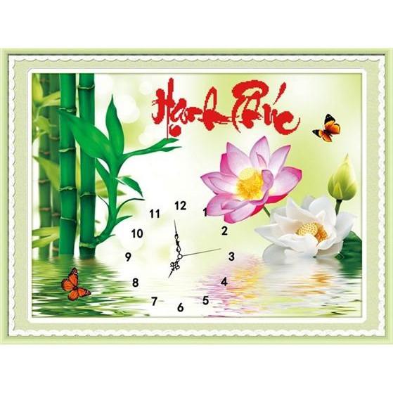 Tranh thêu chữ thập Hạnh phúc DLH-222748