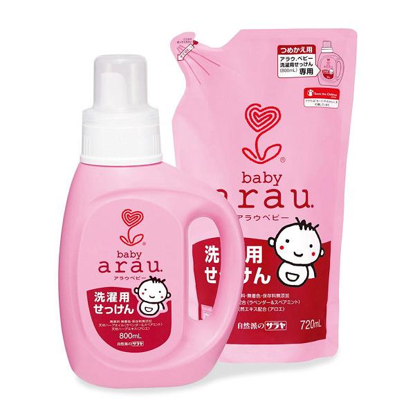 Chai Nước Giặt Arau Baby - Tặng Túi Nước Giặt Arau Baby