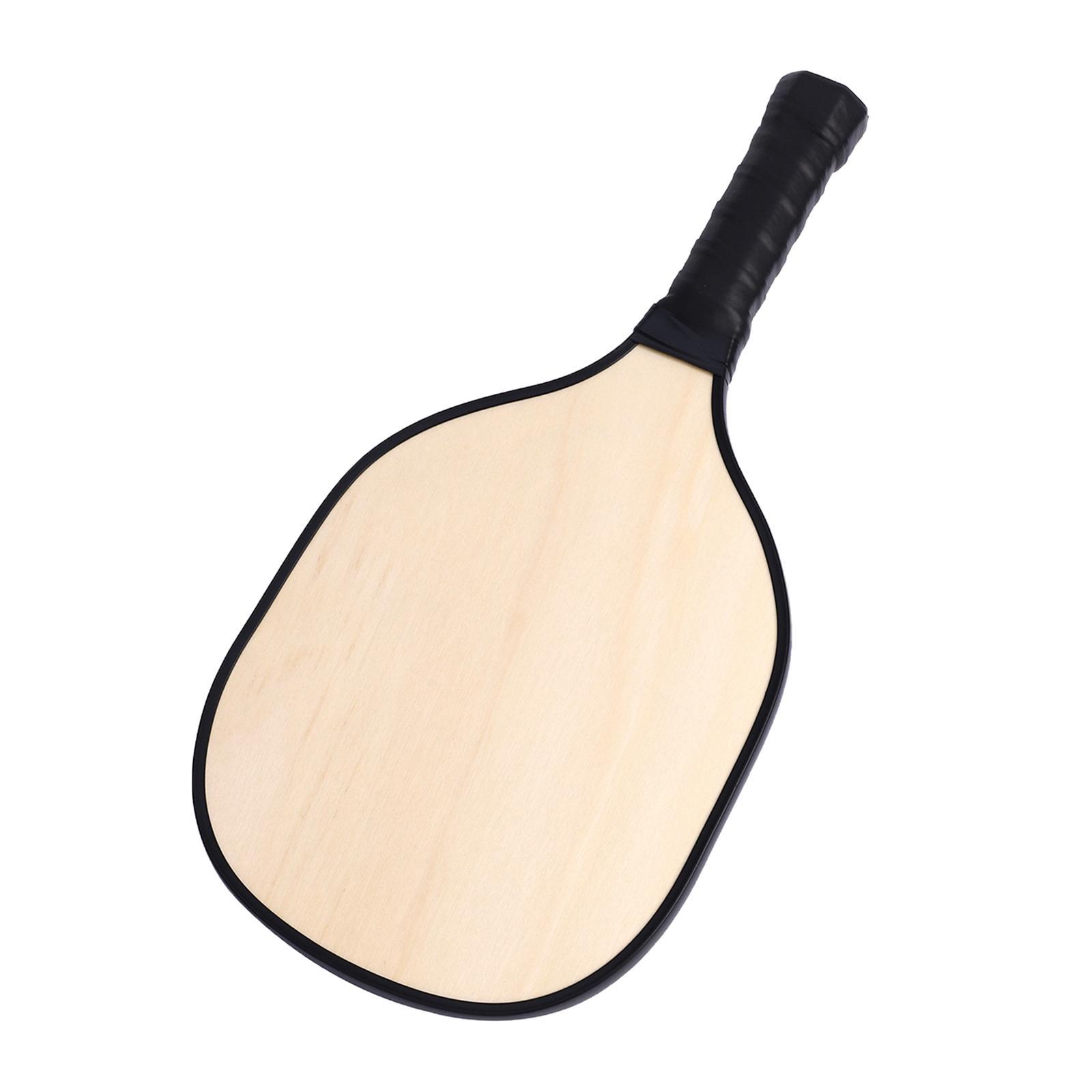 Wood Pickleball Paddles with Comfortable Gripping for Adults Play Practicing