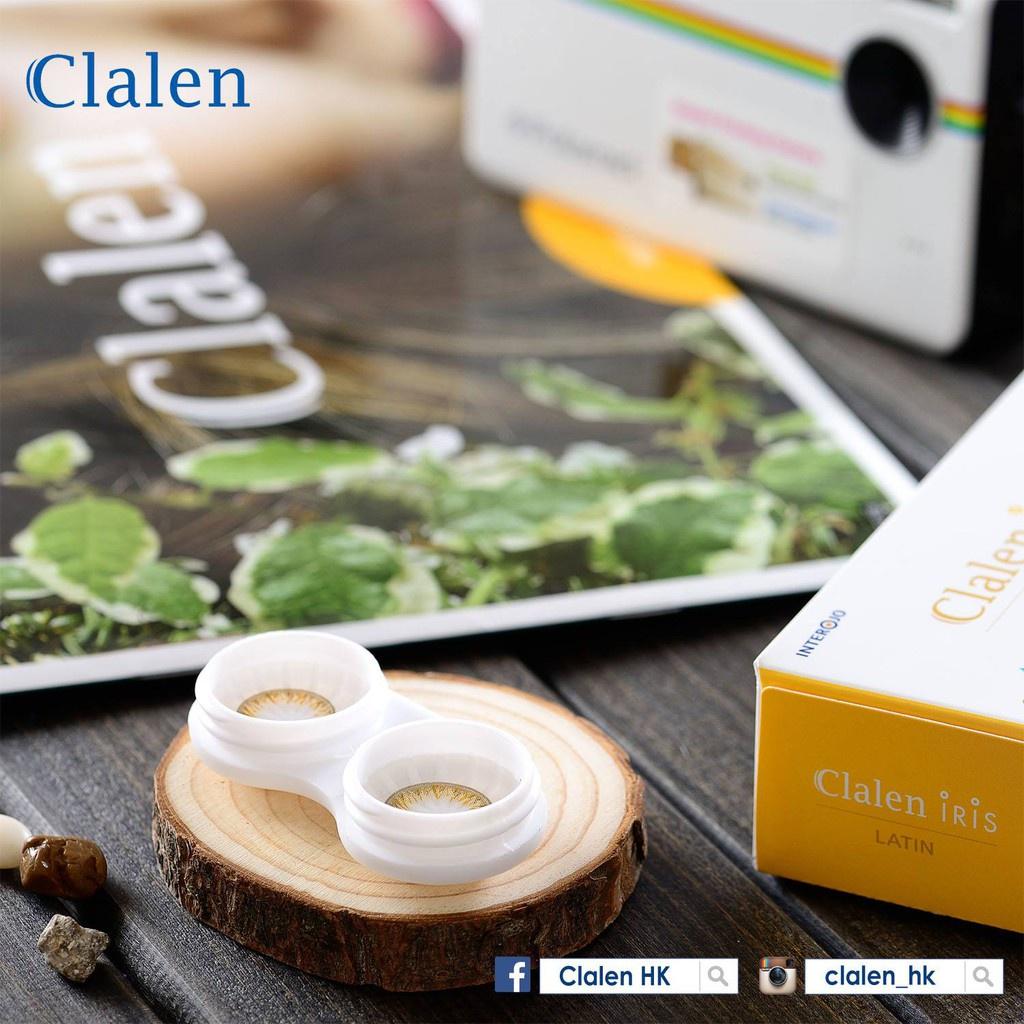 Kính áp tròng Hàn Quốc có độ Clalen Iris màu Latin cho đôi mắt rạng rỡ dùng 1 ngày
