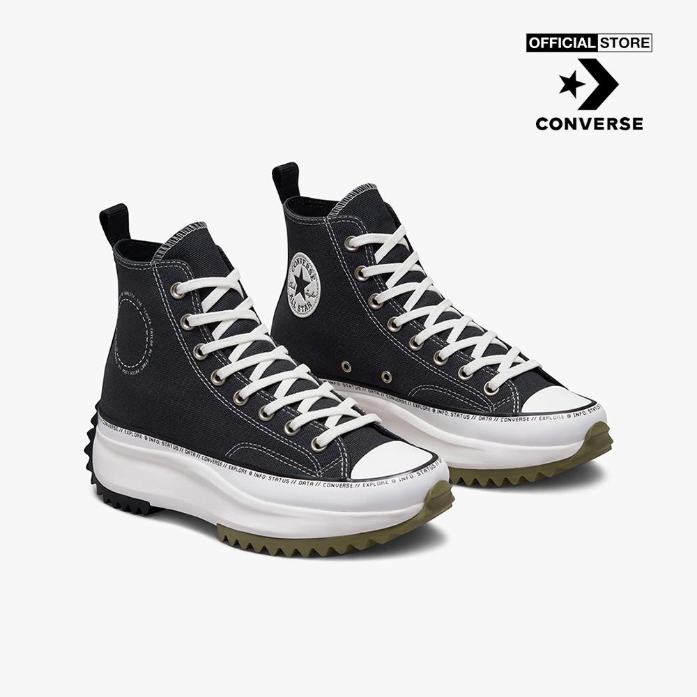 CONVERSE - Giày sneakers cổ cao unisex Run Star Hike Platform Global Logo A03776C