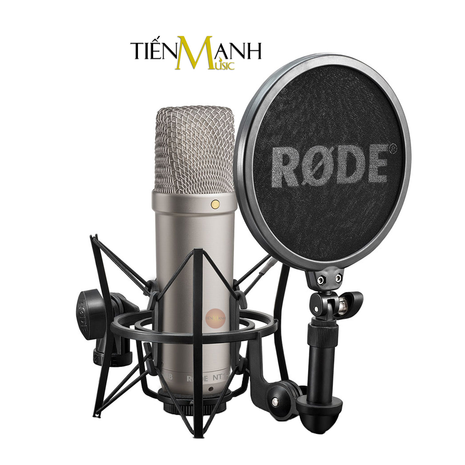 Micro Rode NT1-A Mic Thu Âm Condenser Livestream Phòng Thu Studio Chuyên Nghiệp NT1 Microphone Cardioid NT1A Hàng Chính Hãng - Kèm Móng Gẩy DreamMaker