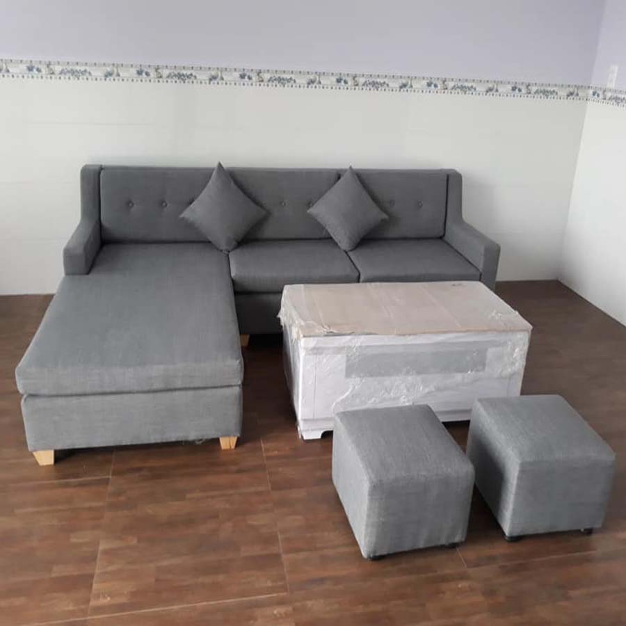 Bộ bàn ghế sofa phòng khách góc L