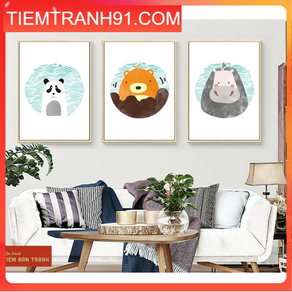 Tranh treo tường - Bộ 3 bức canvas tổng hợp 30 , tranh canvas giá rẻ