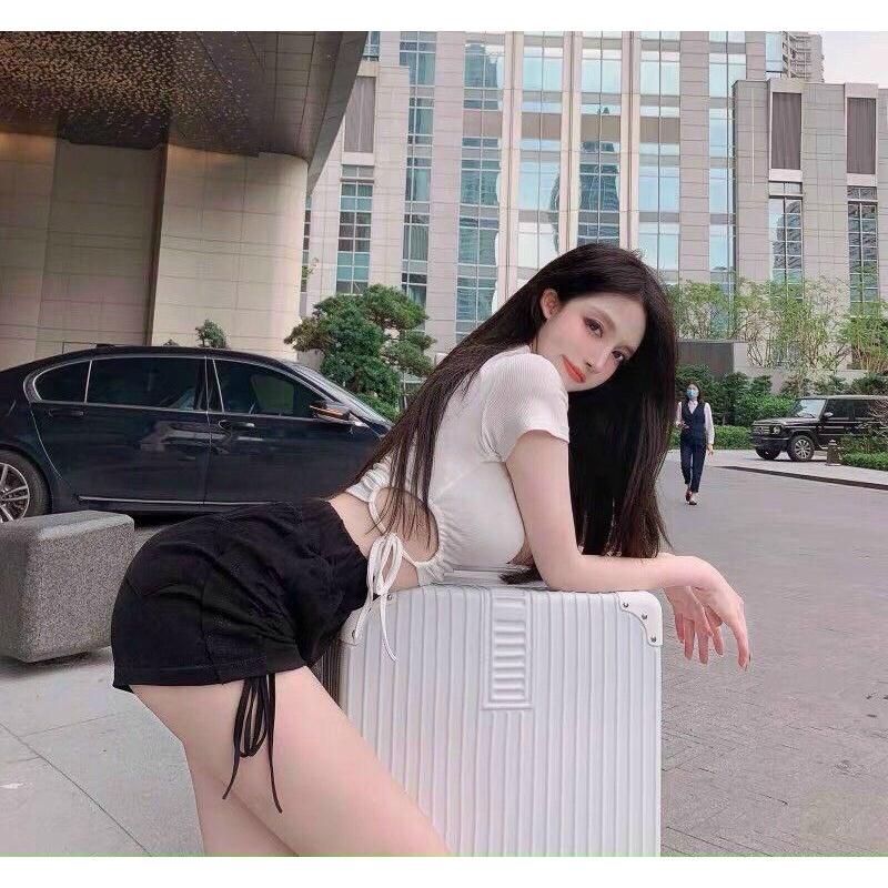 Áo croptop rút dây 2 bên hông - NORN Clothing