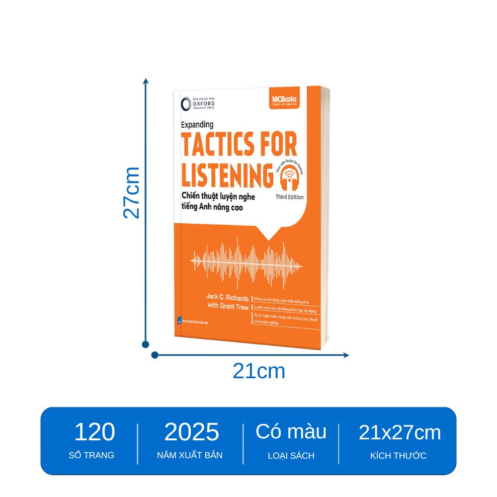 Tactics For Listening – Chiến Thuật Luyện Nghe Tiếng Anh