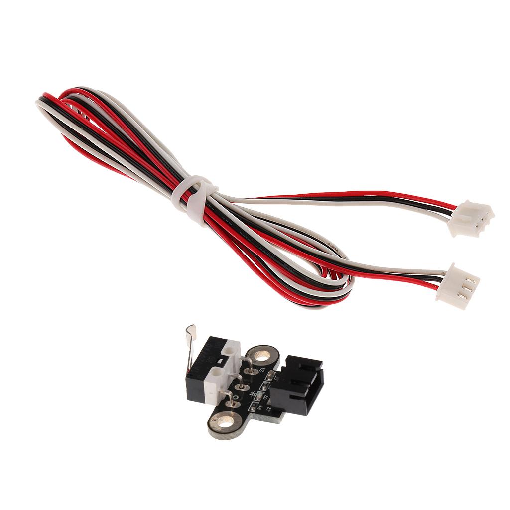 3D Printer Endstops/ Limit Switch/ Mechanical Switch Module with Wiring Normally Open for CNC Machine or RepRap 3D Printer