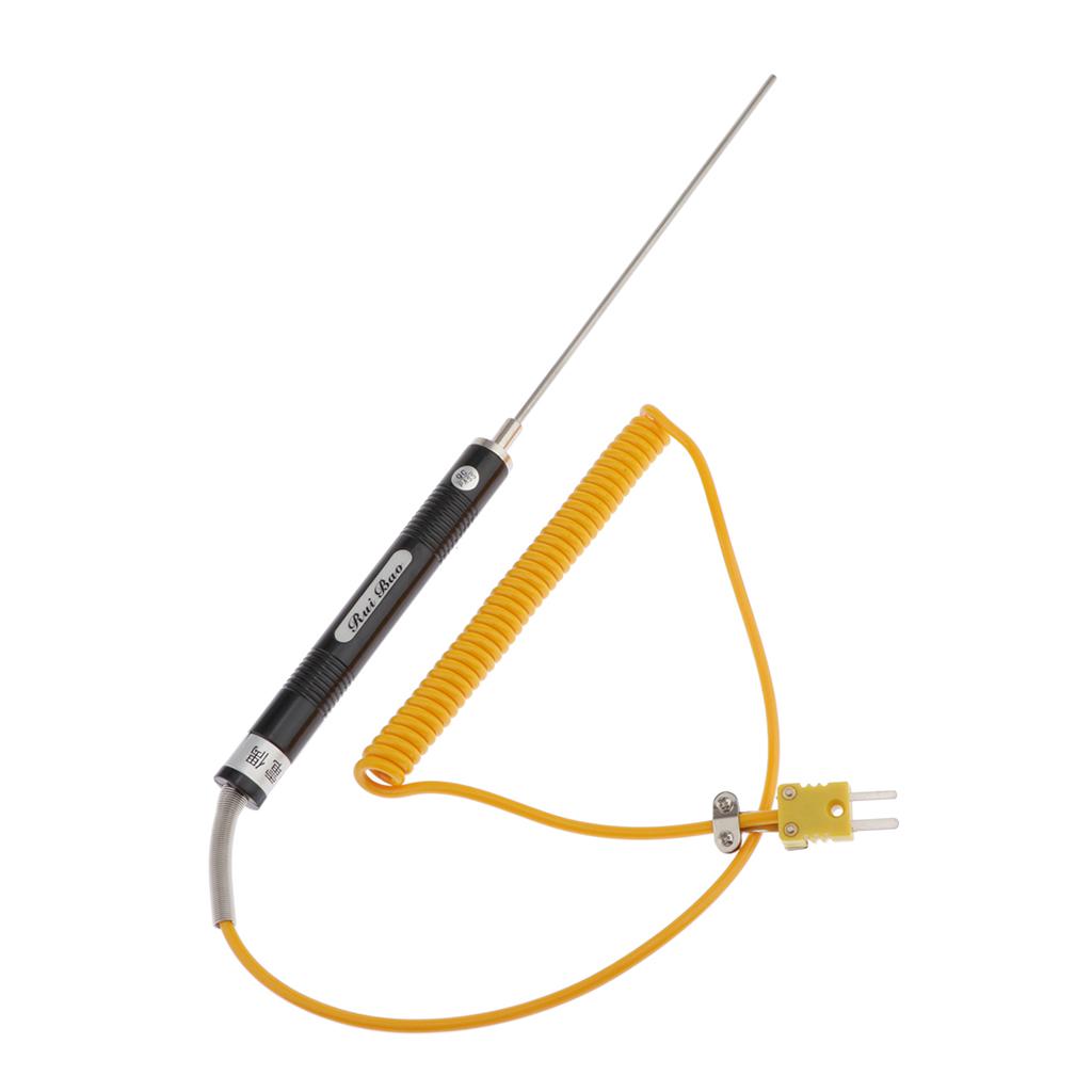 K-Type Thermocouple Temperature Probe, Stainless Steel Probe In Temperature Range -50-500 2m