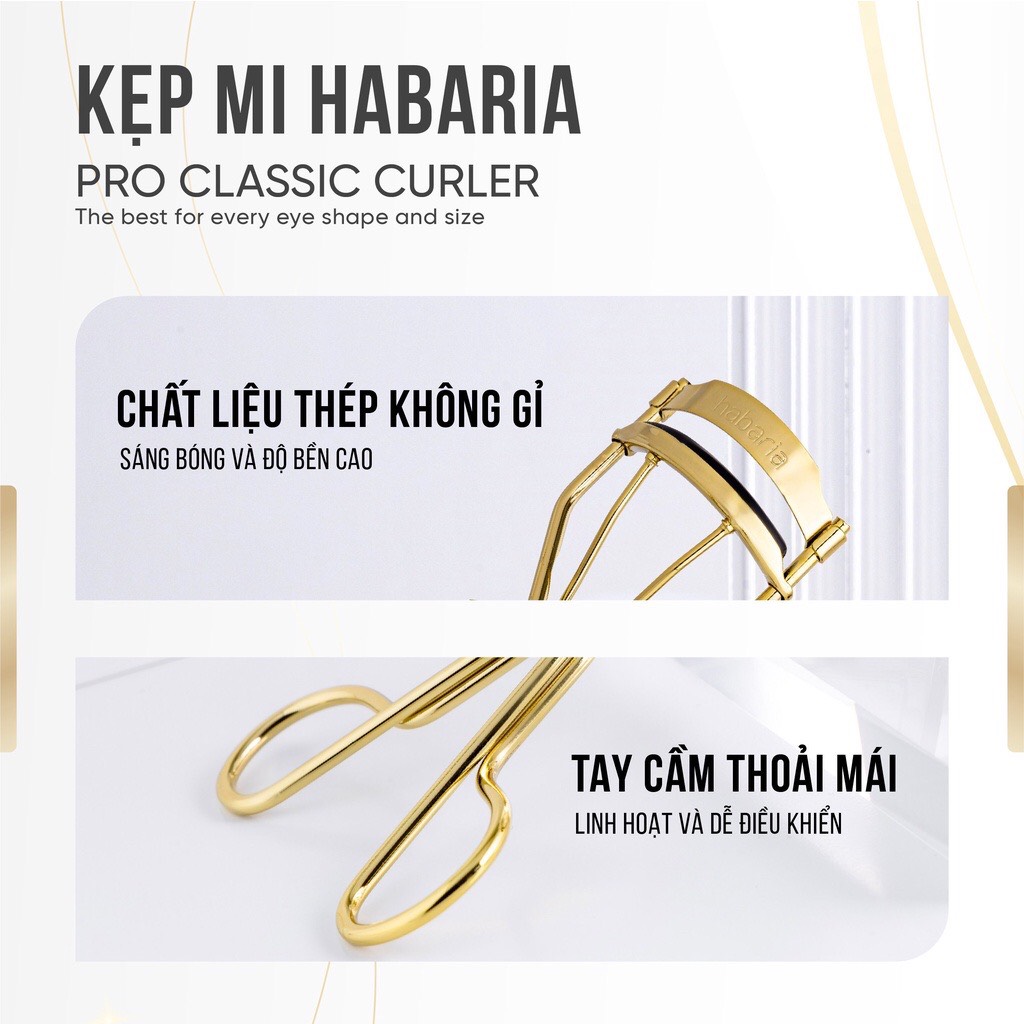 Kẹp bấm mi Habaria Pro Classic Curler