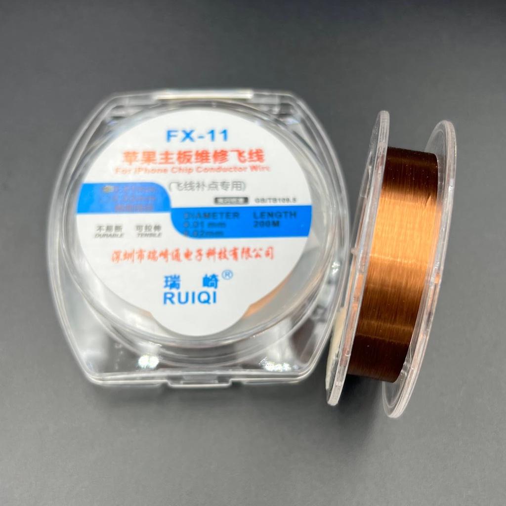 Dây đồng câu mạch RUIQI cỡ 0.01 - 0.02mm dài 200m