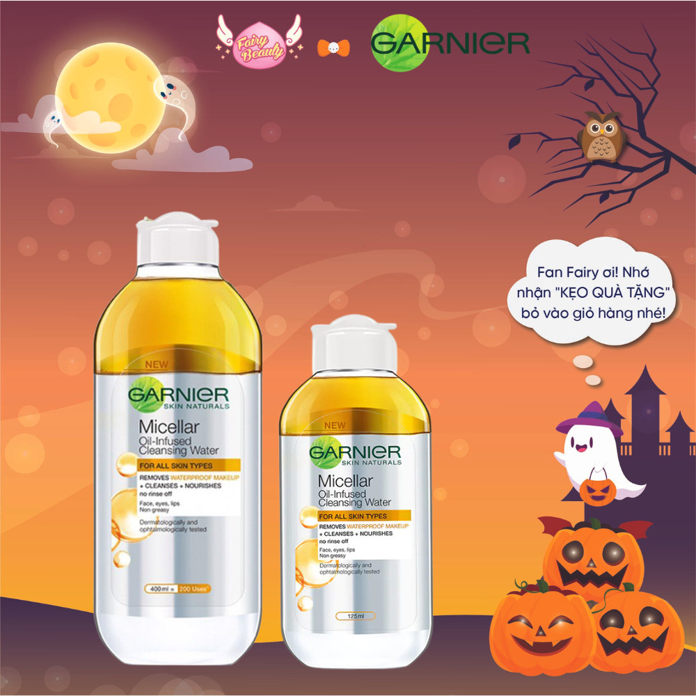 Nước Tẩy Trang 2 Lớp Giúp Sạch Sâu Tối Ưu Cho Mọi Loại Da Micellar Water Oil-Infused 400/125ml