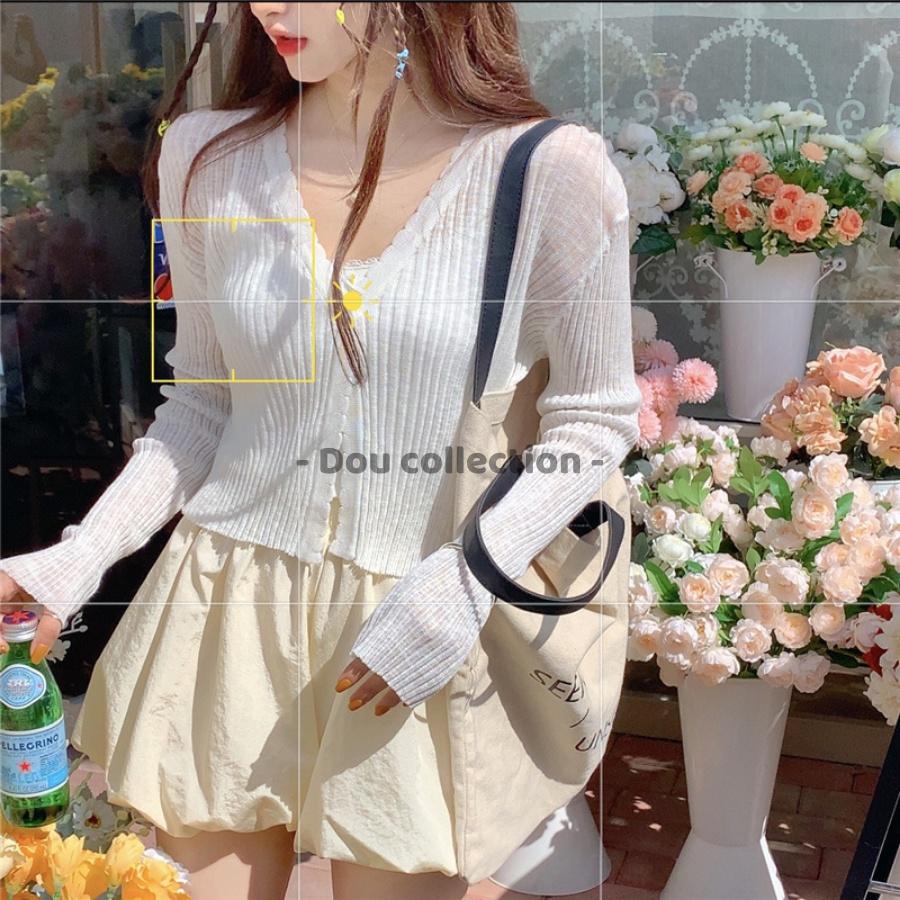 Áo Khoác Dệt Kim Cao Cấp Chống Nắng Thời Trang Mùa Hè Phong Cách Hàn Quốc - Mã TA014