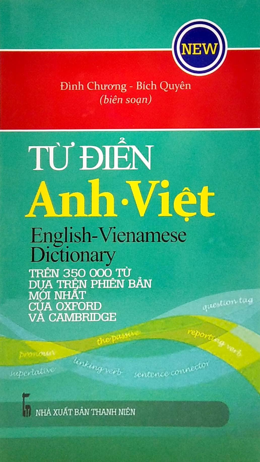 Từ Điển Anh - Việt (Trên 350.000 Từ)