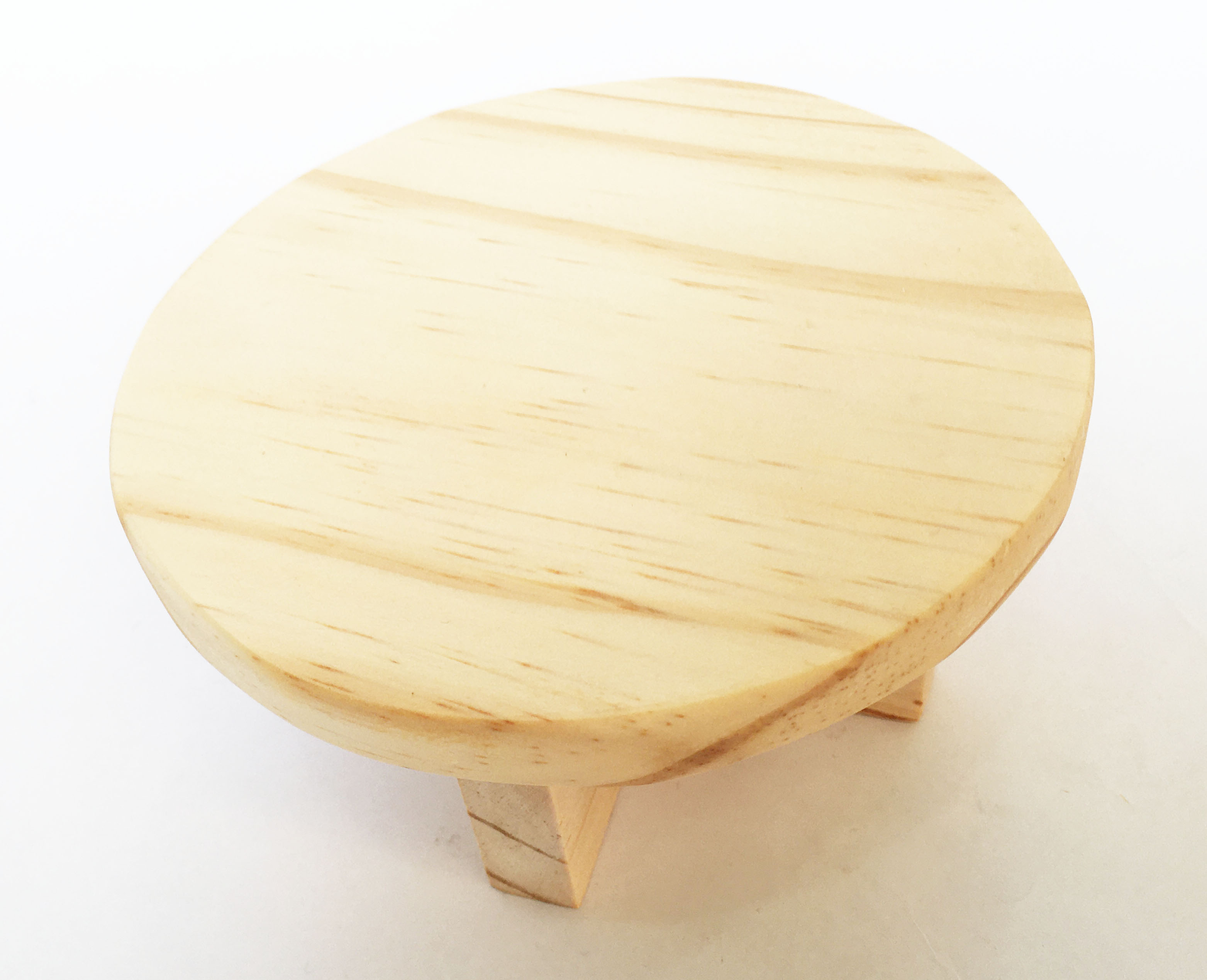 Chân gỗ , Đôn gỗ, bàn tròn mini từ gỗ thông dùng kê chậu, trang trí, decor