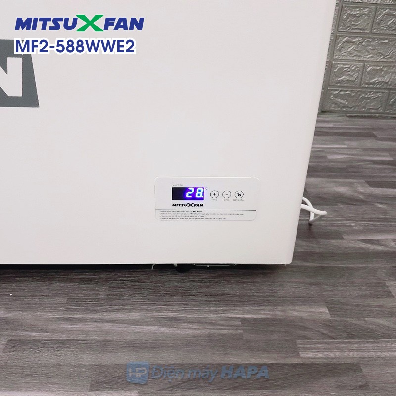 Tủ Đông+Mát MITSUXFAN MITSUXFAN MF2-400WWE2 Inverter 450 Lít, 02 Ngăn Cao Cấp, Tiêu Chuẩn Châu Âu - Hàng Chính Hãng