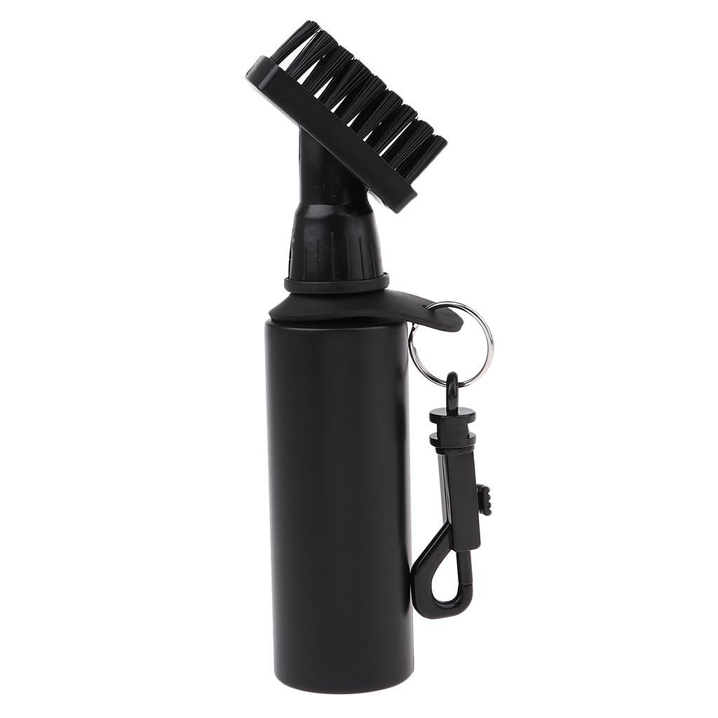 2 Golf Club Brush Golf Cleaning Brush Groove Self-Contained Water with Clip