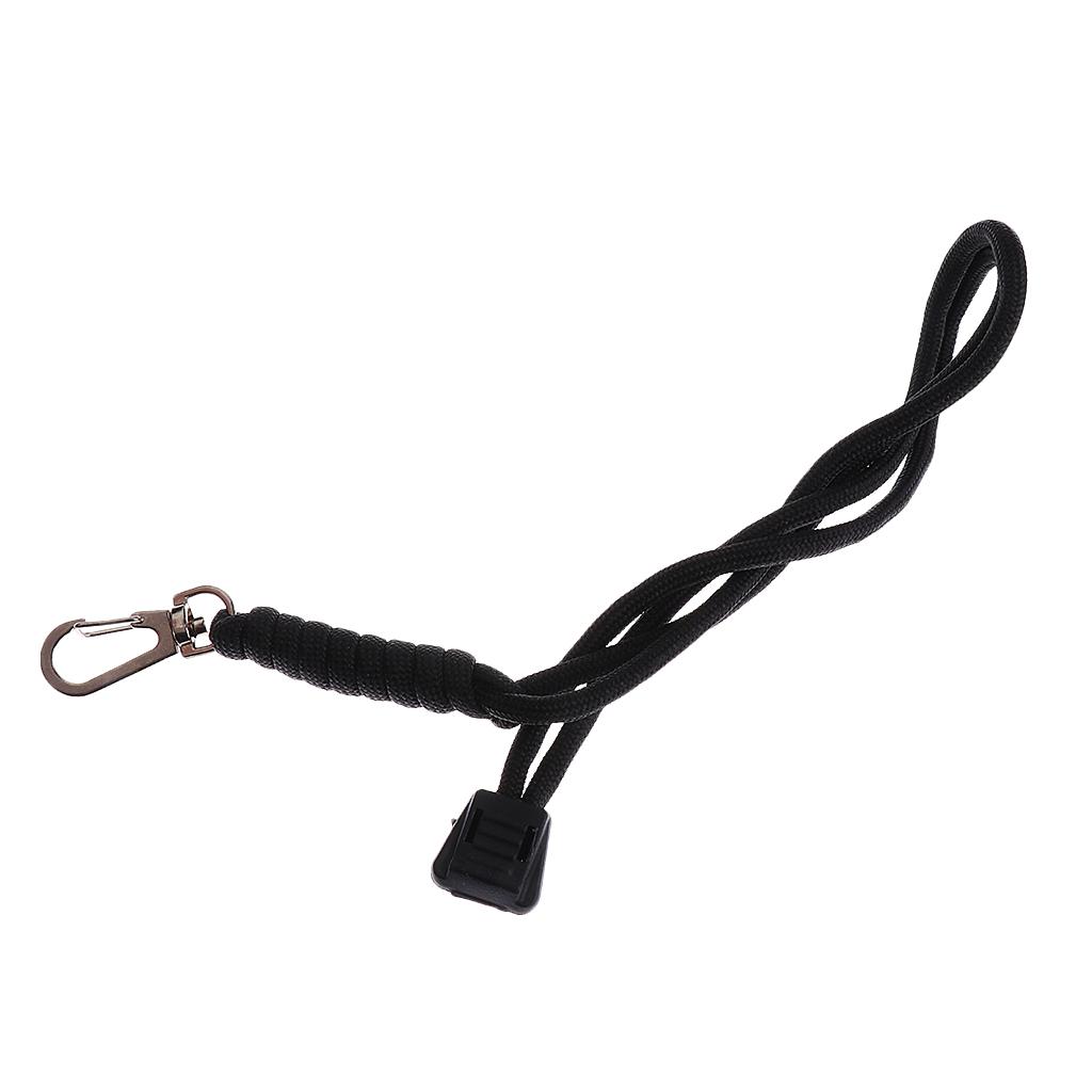 Outdoor Camping Survival Parachute Cord Paracord Lanyard keychain with Clip