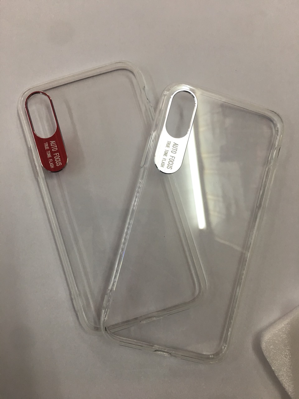 Ôp lưng trong suốt bảo vệ camera cho iphone X/SX
