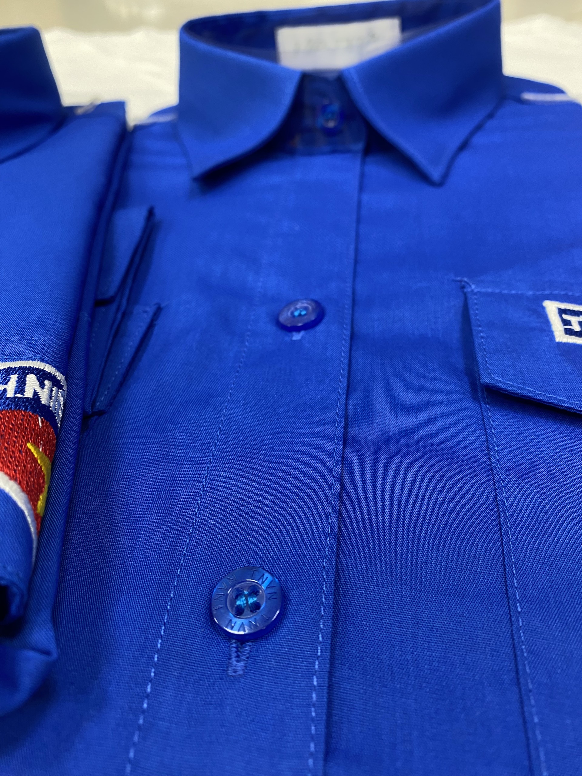 Áo sơ mi đoàn thanh niên nam nữ cao cấp dài tay Ocean Uniform