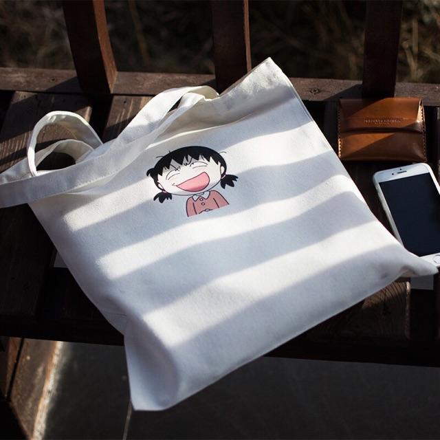 TÚI TOTE VẢI ULZZANG TÚI VẢI VINTAGE MARUKO