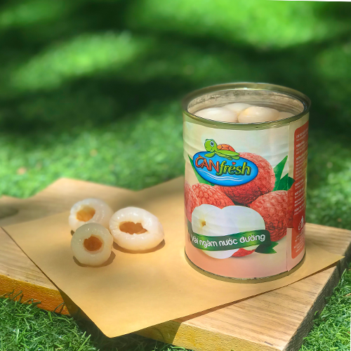 Vải Ngâm Nước Đường CANfresh 560g - Đồ Hộp Hạ Long