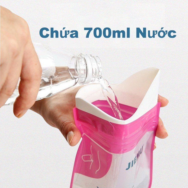 Túi Đựng Nước Tiểu Unisex. Túi đi vệ sinh, túi ói khẩn cấp trên xe ô tô. Dung tích 700ml