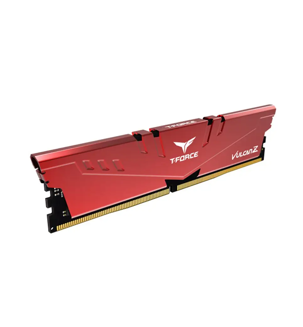 Ram máy tính Team T-Force Vulcan Z Red 16GB DDR4 3600MHz Tản dày - Hàng chính hãng Viễn Sơn phân phối