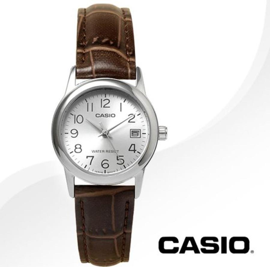 Đồng hồ nữ dây da Casio LTP-V002L-7B2UDF