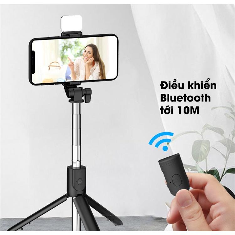 Gậy chụp ảnh 3 chân TSS Selfie Stick điều khiển từ xa có phân loại đèn trợ sáng Tripod chụp tự sướng - quay - livestream