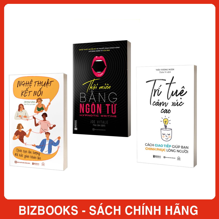 Combo 3 Cuốn Sách Sức Mạnh Của Lời Nói: Thôi Miên Bằng Ngôn Từ, Trí Tuệ Cảm Xúc Cao, Nghệ Thuật Kết Nối: Cách Tạo Ấn Tượng - Nghệ Thuật Sử Dụng Ngôn Từ Hiệu Quả