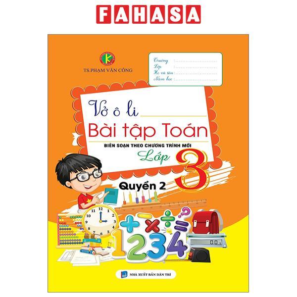 Vở Ô Li Bài Tập Toán Lớp 3 - Quyển 2