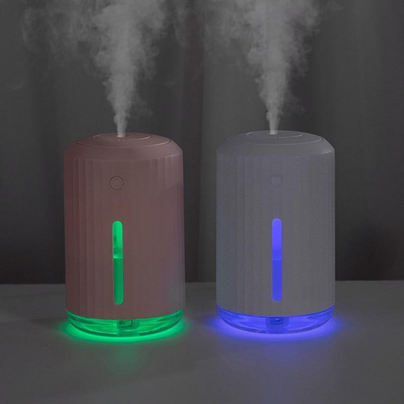 320ML Ultrasonic Air Humidifier Aroma Essential Oil Diffuser for Home Car USB Fogger Mist Maker Aromatherapy with LED Night Lamp